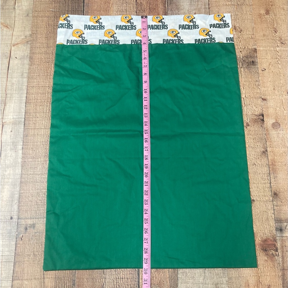 Vintage Green Bay Packers NFL Standard Pillowcase‎ Helmet Logo Bedding - Picture 4 of 4